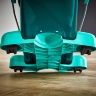 Комплект для мытья пола Clean Twist XL: швабра 42 см + ведро с отжимом на колесах