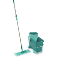 Комплект для мытья пола Clean Twist XL: швабра 42 см + ведро с отжимом на колесах